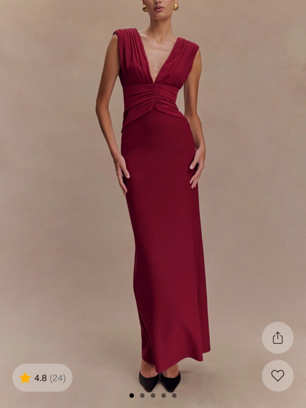 BRAND NEW! NEVER WORN! WITH TAGS!MESHKI MONIQUE MAXI DRESS - PLUM. SIZE XS.